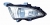 Фара протитуманна ліва + кріплення Hyundai Elantra 2006-2010 (HD)
