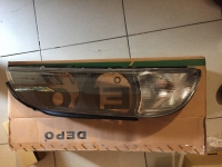 Скло фари правої BMW 5 e39 до 2000 г (білий поворот) ксенон фара