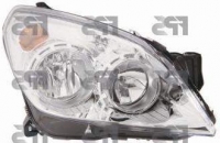 Фара права Н7+Н1 хром. Opel Astra H