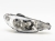 Фара права Peugeot 206 2003-2005 (під 2 лампи, прозоре скло)