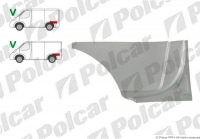 Ремчастина задньої лівої арки Opel Vivaro / Renault Trafic / Nissan Primastar 2001-2014 за колесом