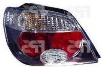 Ліхтар задній лівий красно-білий прозорий (темний розсіювач) с 2005 Mitsubishi Outlander  