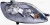 Фара права Н7+Н7 VW Golf Plus 2004-2009