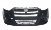 Передній бампер Fiat Doblo після 2010 (чорний)