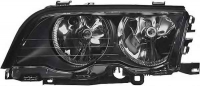 Фара ліва  BMW E46 1998-2001 чорна рамка