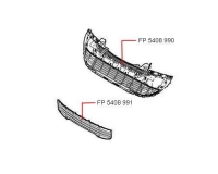 Решітка в бампер зовнішня під покрас світлий металлик FP 5408 990