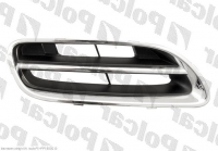 Решітка права хром чорна Nissan Mikra K11 1998-2002