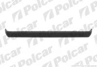 Накладка бампера заднього чорна Mercedes W124 (Мерседес 124)