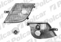Покажчик повороту лівий 2005-2008 білий (вузький, внутрі решітки) Nissan Micra K12