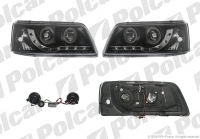 Фари LED VW T5 (на 2 лампи) чорні