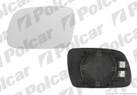 Вкладиш (скло, дзеркальний елемент) дзеркала лівий Peugeot 307 (Пежо 307) 2001-2007 