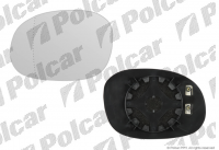 Вкладиш дзеркала (скло, дзеркальний елемент) лівий Citroen C3 (Сітроен C3) 2002 - 2010