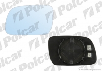 Вкладиш (скло, дзеркальний елемент) дзеркала лівий Peugeot 307 (Пежо 307) 2003-2007 (голубой)