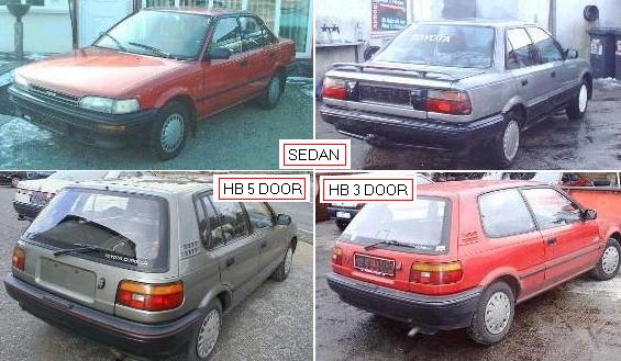 Toyota Corolla 1988-1992